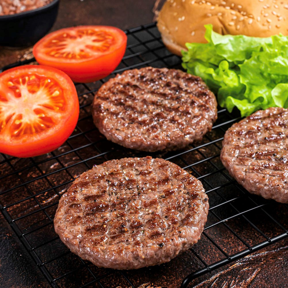 CAJA DE HAMBURGUESA CUARTO LIBRA 114 GR 27 UNIDADES (CONGELADO)
